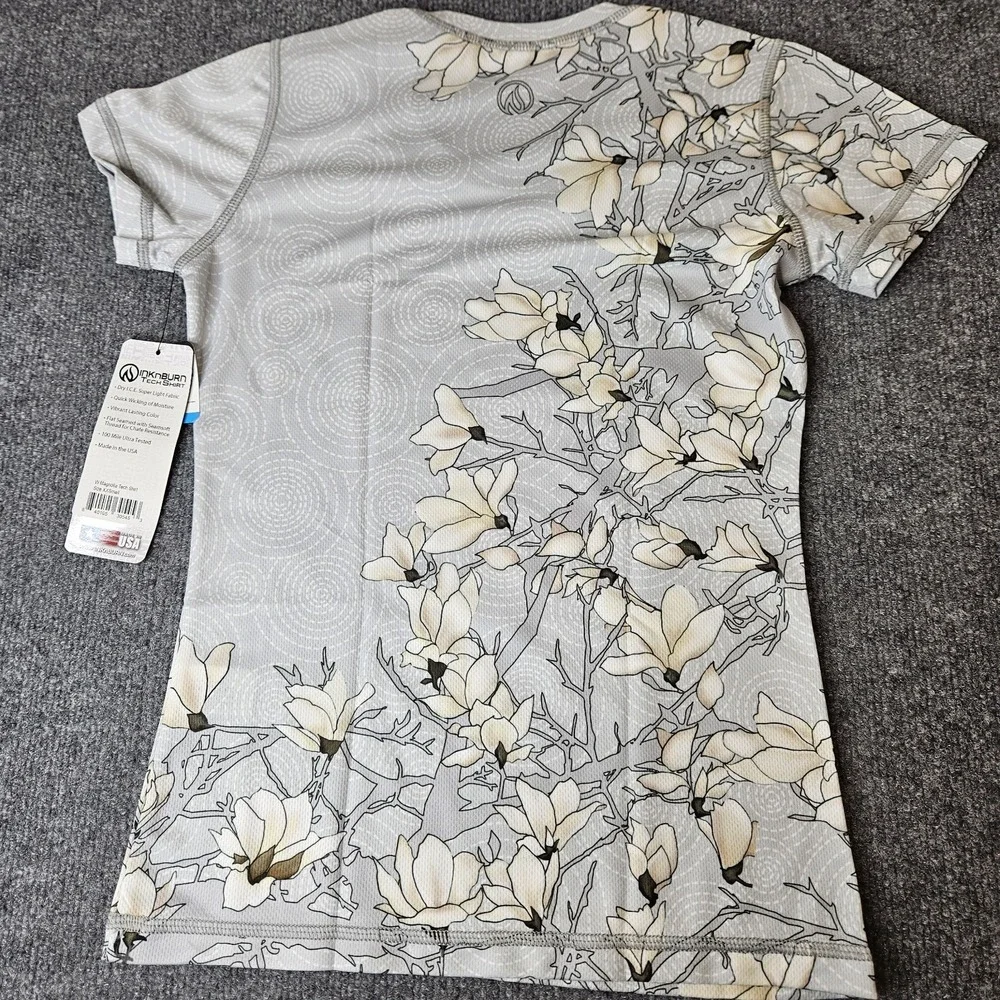 Inknburn Womens Tech Tee Size‎ XXS Magnolia Shortsleeve Quick Dry Wicking